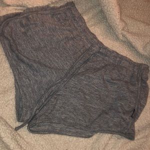 Grey sleep wear shorts
